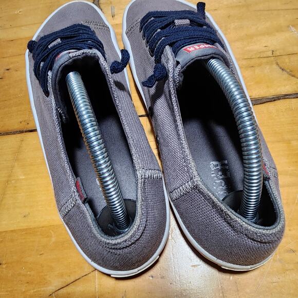 CAMPER Peu Rambla men\'s sneakers sz 40/7 US Charcoal Natural Cotton